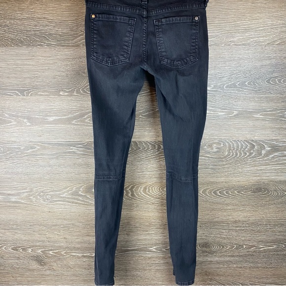 Vince Calgary Ankle Zip Moto Skinny Jeans Size 24 - Picture 6 of 10